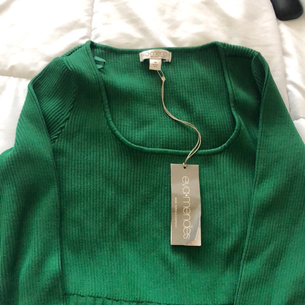 Eva Mendes dress color green size M